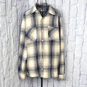 Brooklyn Cloth Blue and Tan Casual Button Down Shirt
